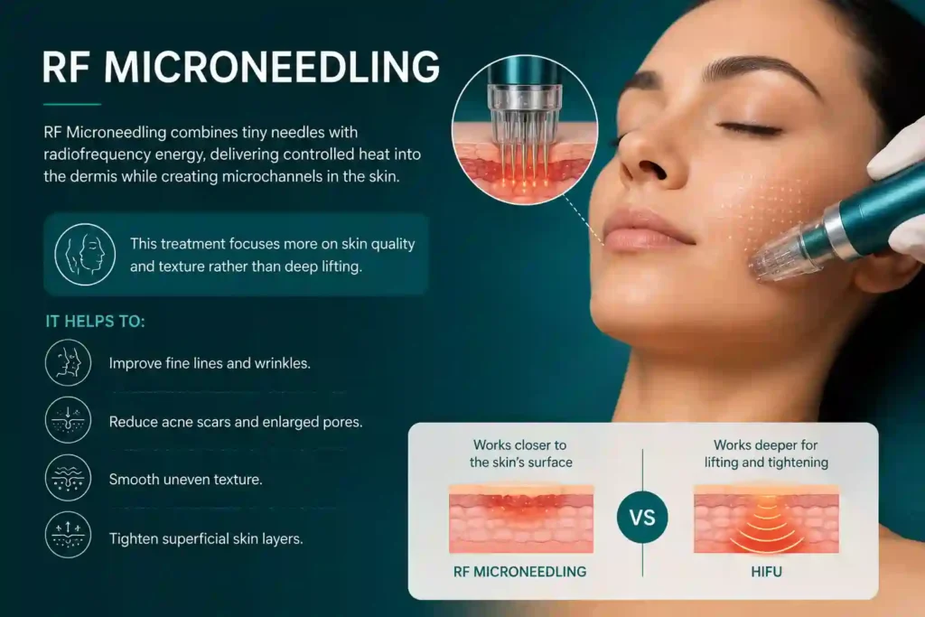 What Does RF Microneedling Do That HIFU Alone Cannot Staffordshire