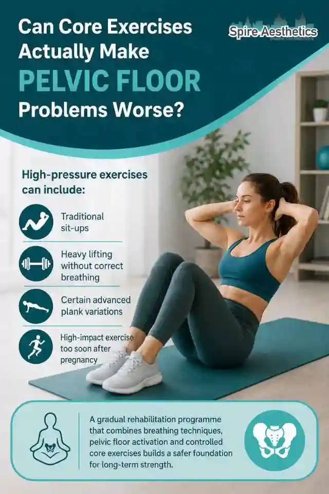 Can Strengthening Your Core Alone Actually Make Pelvic Floor Problems Worse Staffordshire ?